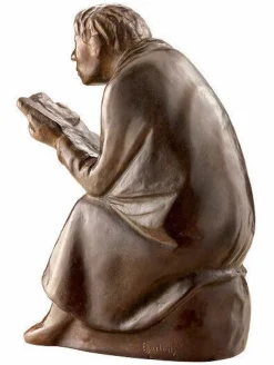 Ernst Barlach Alle Skulpturen|Bronze<: Skulptur »Der Buchleser«, 1936