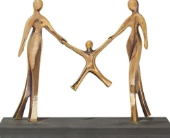 Ars mundi Kunstbronze & Stahl|Motivation & Liebe<Esposto, Bernardo: Skulptur »Glückliche Familie«