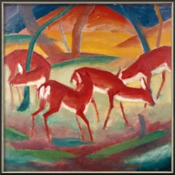 Ars mundi Alle Werke<Franz Marc: ​ Bild »Rote Rehe I« (1910)