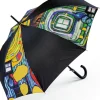 Ars mundi Regenschirme<Friedensreich Hundertwasser: ​ Stockschirm »Regentropfenfänger«