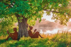 Ars mundi Gartendekoration|Alle Skulpturen<Gartenfigur Silhouette »Lesende und Lesender« Paar