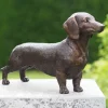 Ars mundi Alle Skulpturen|Garten<Gartenskulptur »Dackel« aus Bronze