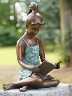 Ars mundi Alle Skulpturen|Garten<Gartenskulptur »Lesendes Mädchen«