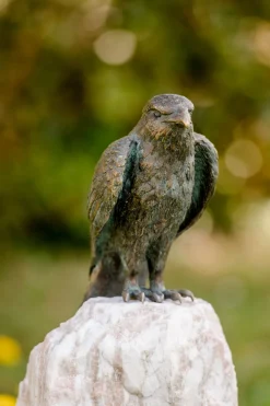 Ars mundi Gartendekoration|Alle Skulpturen<Gartenskulptur »Roter Milan« aus Bronze