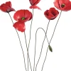 Ars mundi Gartendekoration|Alle Skulpturen<Gartenstecker Blumenset »Roter Mohn«