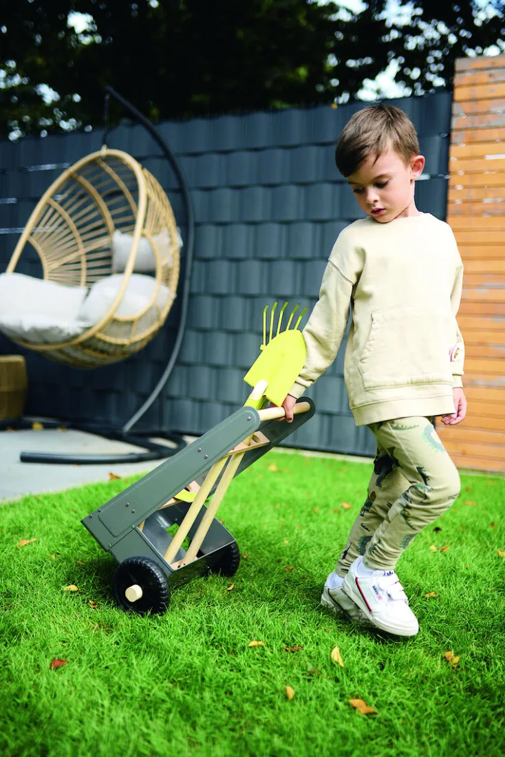 Kinder Small Foot Spielzeug Für Draußen<Gartentrolley mit Werkzeug-Set für Kinder