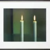 Ars mundi Alle Werke<Gerhard Richter: Bild »Zwei Kerzen« (1982), DIE ZEIT Exklusiv Rahmung