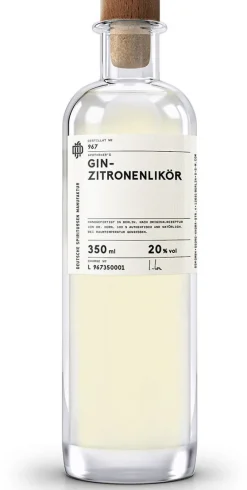 Deutsche Spirituosen Manufaktur Gin & Vodka|Likör & Rum<Gin-Zitronenlikör »967«