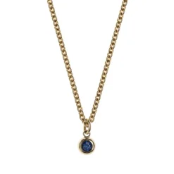 Anke Gralfs Goldschmiedeschmuck<Goldanhänger mit Saphir (Blau)