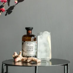 Dr. Jaglas Korn, Brand, Geist<»Golfers Ginseng-Elixier« (Kräuterbitter)