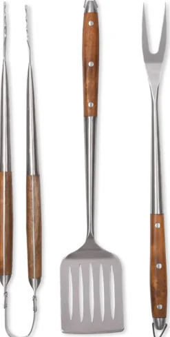 Garden Trading Zubereiten & Servieren<Grillbesteck (3er Set) aus Akazienholz