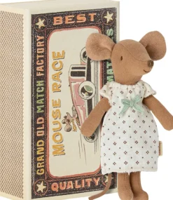 Kinder Maileg Kuscheltiere & Puppen<»Große Schwester Maus« in Streichholzschachtel