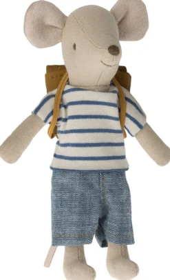 Kinder Maileg Kuscheltiere & Puppen<»Großer Bruder mit Tasche« Maus