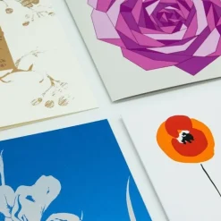 Bethge Concept Papier & Karten<Grußkarten-Set »Blumige Grüße«, 8-teilig