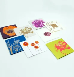 Bethge Concept Papier & Karten<Grußkarten-Set »Blumige Grüße«, 8-teilig