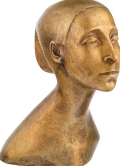 Ars mundi Alle Skulpturen|Bronze<Hoetger, Bernhard: Büste »Bildnis der Tänzerin Sent M'Ahesa«,1917