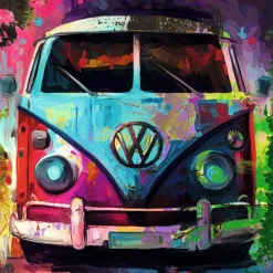 Ars mundi Alle Werke<Holger Mühlbauer-Gardemin: ​ Bild »VW Bulli« (2023)