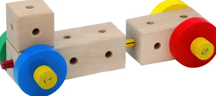 Kinder Matador Holzspielzeug<Holzkonstruktionsbaukasten »Maker M034«, 34-teilig