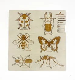 Kinder Stuka Puka Holzspielzeug|Puzzle Für Kinder<Holzpuzzle »Leben des Käfers«