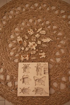 Kinder Stuka Puka Holzspielzeug|Puzzle Für Kinder<Holzpuzzle »Leben des Käfers«