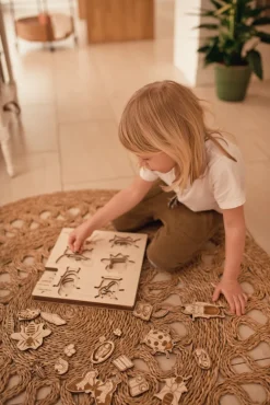 Kinder Stuka Puka Holzspielzeug|Puzzle Für Kinder<Holzpuzzle »Leben des Käfers«