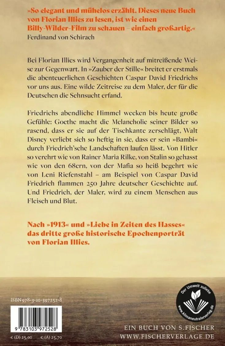 ZEIT Buchhandlung Romane<Illies, F: Zauber der Stille