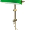 Ars mundi Tisch- & Leseleuchten|Schreibtischleuchten<Jugendstil-Leuchte / Bankers Lamp »Emeralite«