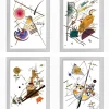 Ars mundi Alle Werke<Kandinsky, Wassily: 4 Bilder im Set