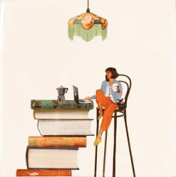 StoryTiles Wandbilder & Wanddekoration<Keramikfliese »Alles unter Kontrolle«