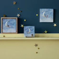 StoryTiles Wandbilder & Wanddekoration<Keramikfliese »Bis zum Mond und zurück«