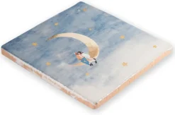 StoryTiles Wandbilder & Wanddekoration<Keramikfliese »Bis zum Mond und zurück«