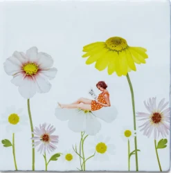 StoryTiles Wandbilder & Wanddekoration<Keramikfliese »Blumenmeer«