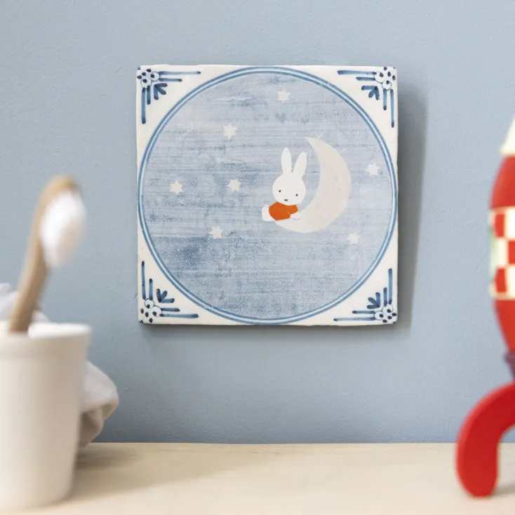 StoryTiles Wandbilder & Wanddekoration<Keramikfliese »Miffy On The Moon«