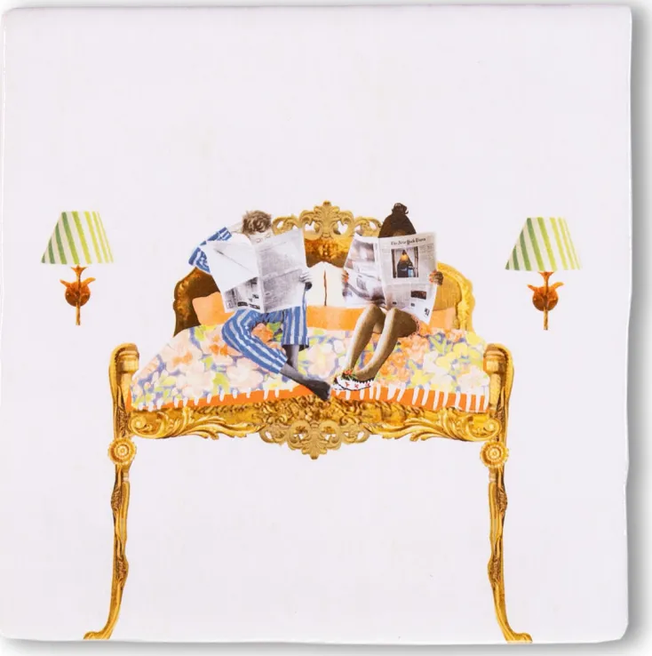 StoryTiles Wandbilder & Wanddekoration<Keramikfliese »Perfekter Start in den Tag«