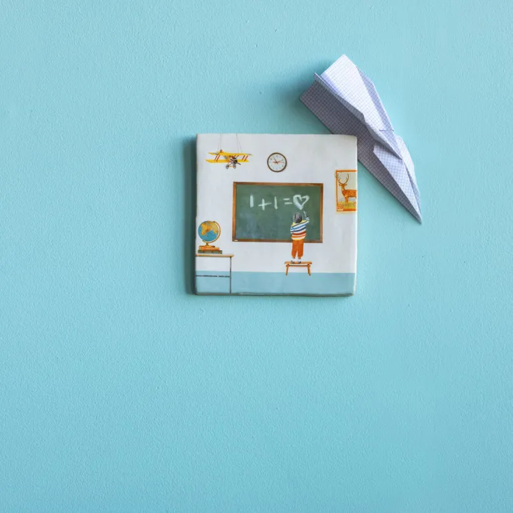 StoryTiles Wandbilder & Wanddekoration<Keramikfliese »Von dir gelernt«