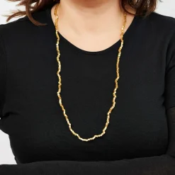 Franziska Rappold Goldschmiedeschmuck<Kette »Würfel«, goldplattiert