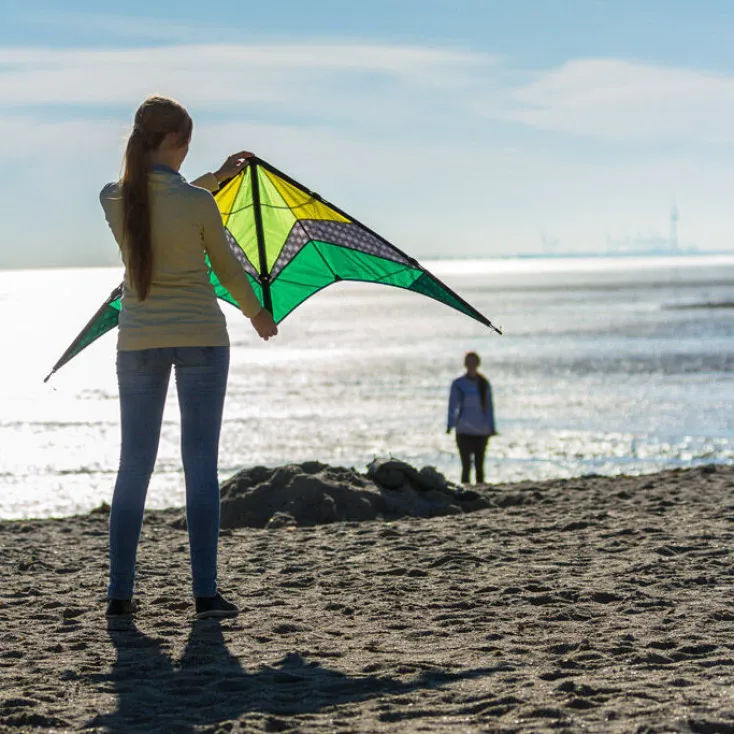 Kinder Invento Spielzeug Für Draußen<Kinder-Lenkdrachen »Limbo II Emerald«