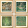 Ars mundi Alle Werke<Klimt, Gustav: 4 Landschaftsbilder im Set