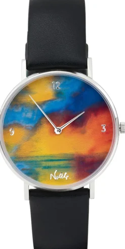 Ars mundi Künstleruhren<Künstler-Armbanduhr Emil Nolde: »Meer mit zwei Dampfern«
