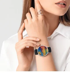 Ars mundi Künstleruhren<Künstler-Armbanduhr Emil Nolde: »Meer mit zwei Dampfern«