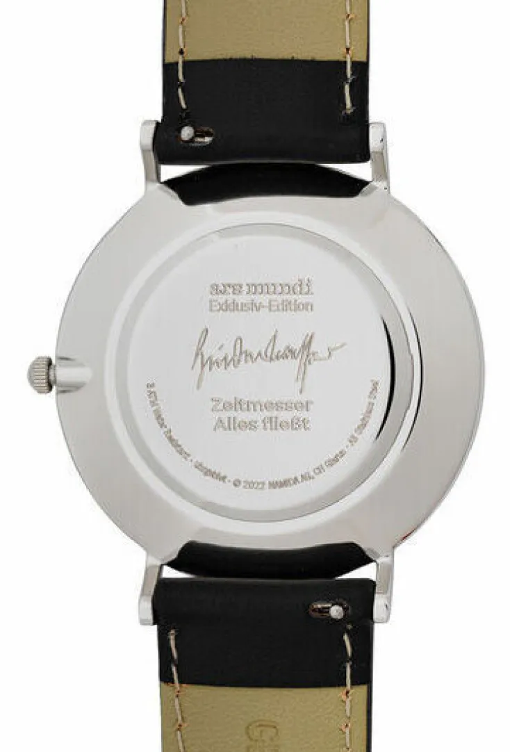 Ars mundi Künstleruhren<Künstler-Armbanduhr »Alles fließt« nach Hundertwasser