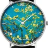 Ars mundi Künstleruhren<Künstler-Armbanduhr »Blühende Mandelbaumzweige« nach van Gogh