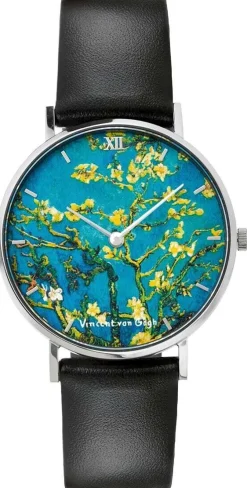Ars mundi Künstleruhren<Künstler-Armbanduhr »Blühende Mandelbaumzweige« nach van Gogh