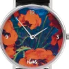 Ars mundi Künstleruhren<Künstler-Armbanduhr »Emil Nolde - Großer Mohn (Rot, Rot, Rot)«