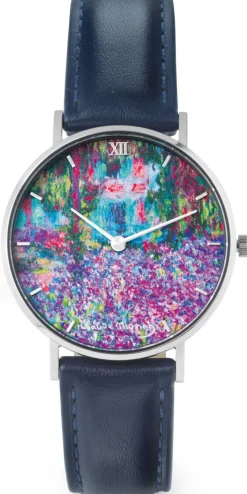 Ars mundi Künstleruhren<Künstler-Armbanduhr »Monet - Irisbeet in Monets Garten«