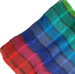 Ulrike Isensee DS Baumwolle & Leinen<Leinenschal buntgestreift