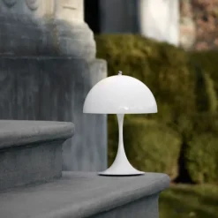 Louis Poulsen Tisch- & Leseleuchten<Leuchte »Panthella 250 Portable« Acryl Opal Weiß