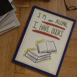 The Poster Club Wandbilder & Wanddekoration<Leyva, Marta: »I Have Books«, mit Rahmung