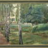 Ars mundi Alle Werke<Liebermann, Max: »Die Birkenallee im Wannseegarten nach Westen«