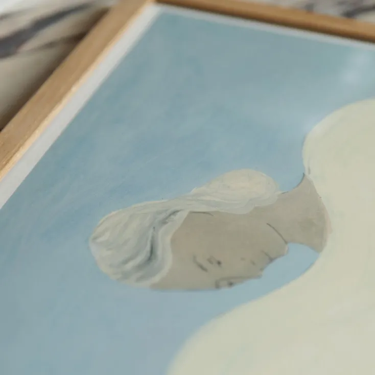 The Poster Club Wandbilder & Wanddekoration|Alle Werke<Lind, Sofia: »Hold You - Blue« mit Rahmen